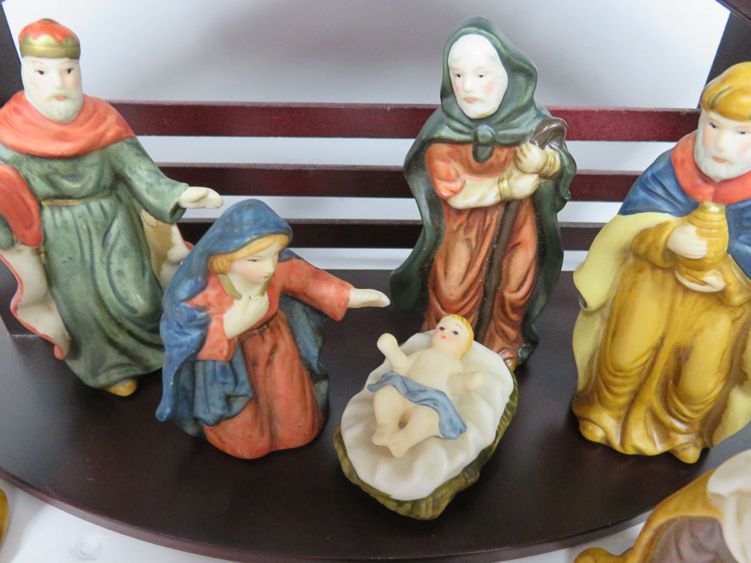 Porcelain  Nativity Scene