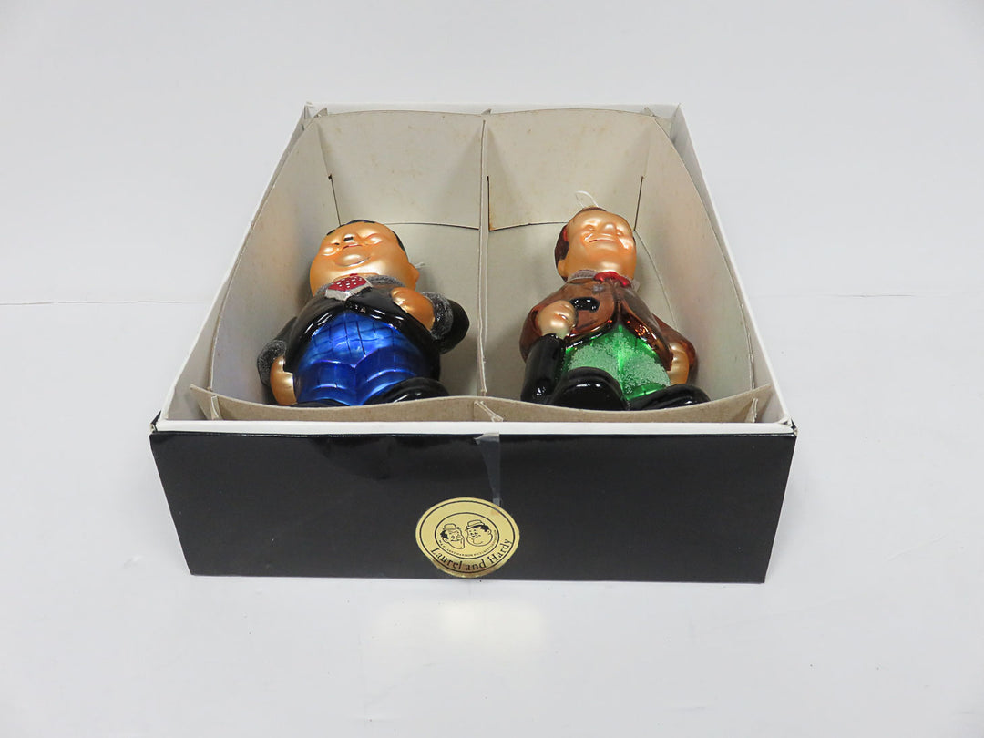 Radko Laurel and Hardy Ornaments