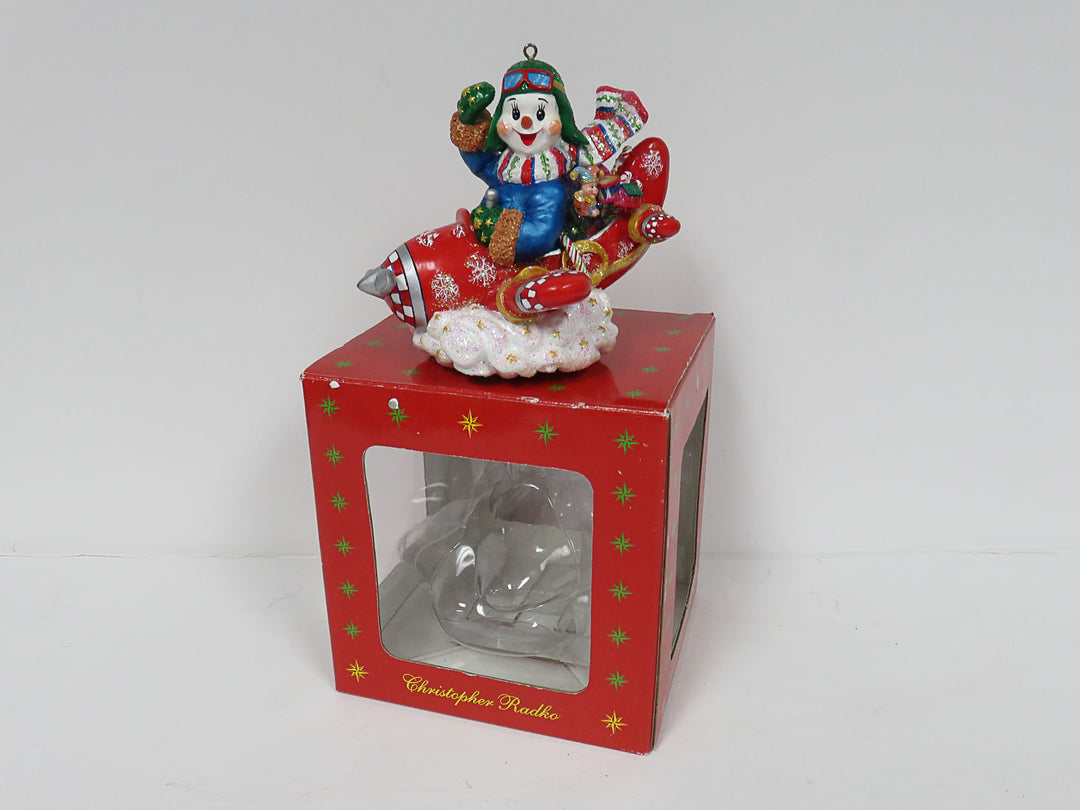 Radko Airplane Ornament
