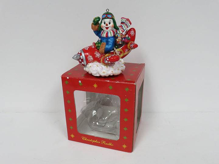 Radko Airplane Ornament
