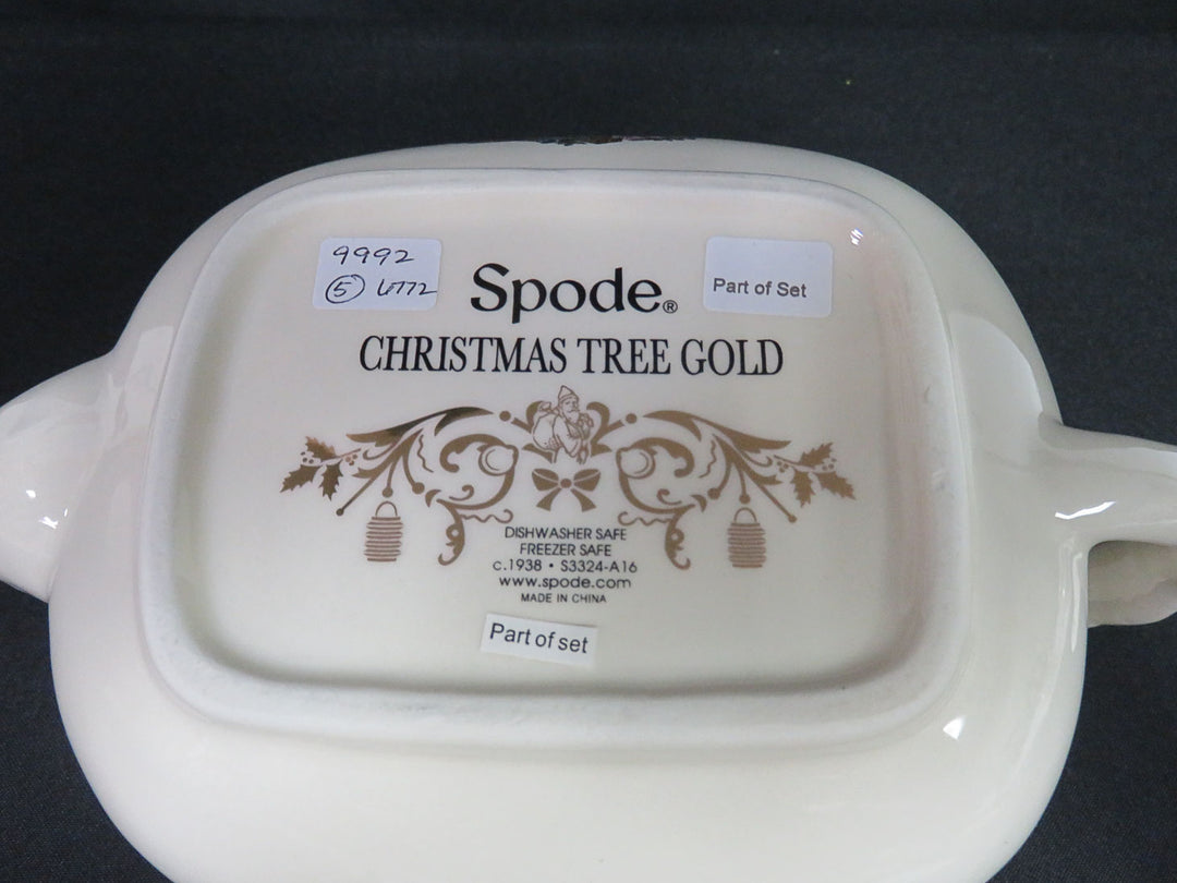 Spode "Christmas Tree Gold" Tea Set