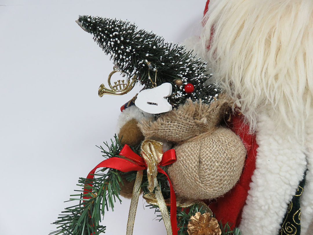 Santa in Quilted Coat