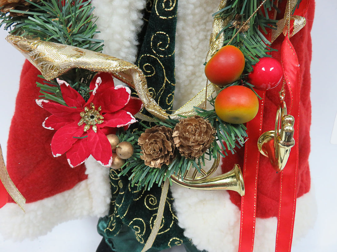 Santa in Quilted Coat