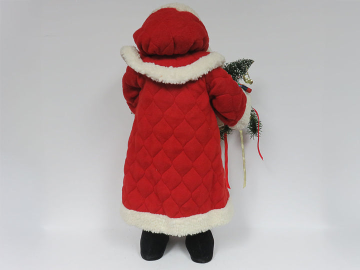 Santa in Quilted Coat