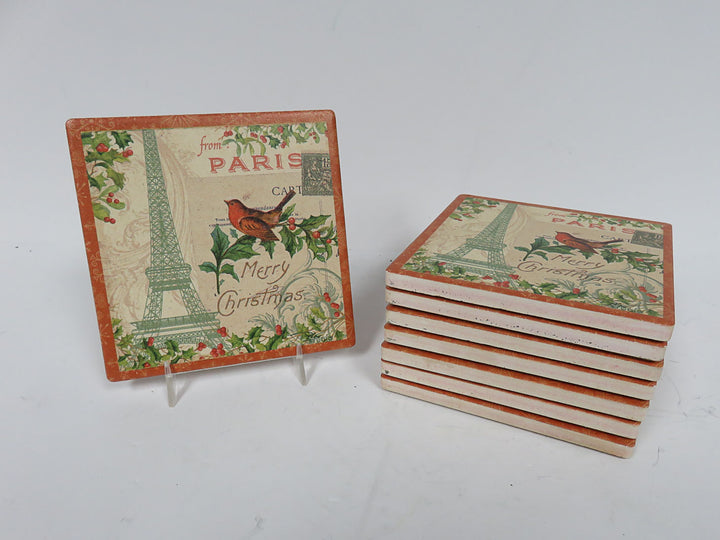 Christmas in Paris Coasters