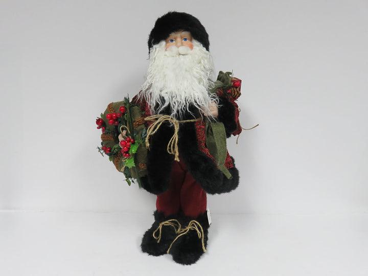 Santa in Brocade Coat