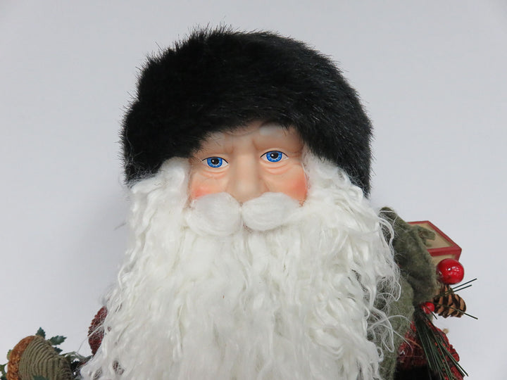 Santa in Brocade Coat