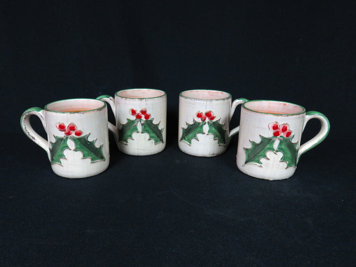 Vietri Christmas Coffee Mugs