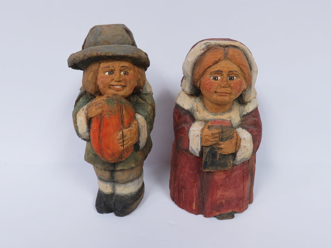 A. Costanza Pilgrim Couple Fugurines