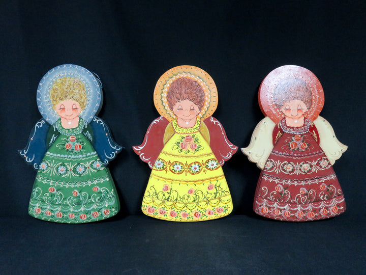Wooden Angel Plaques