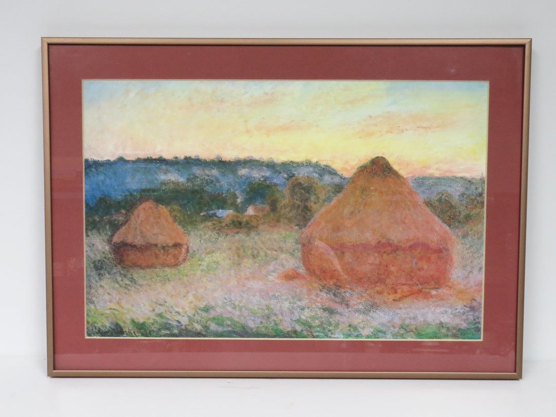 Monet Haysticks Print