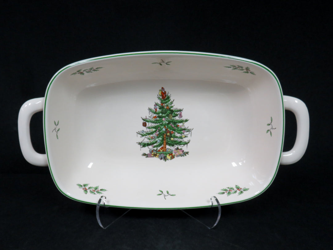Spode Handled Christmas Serving Dish