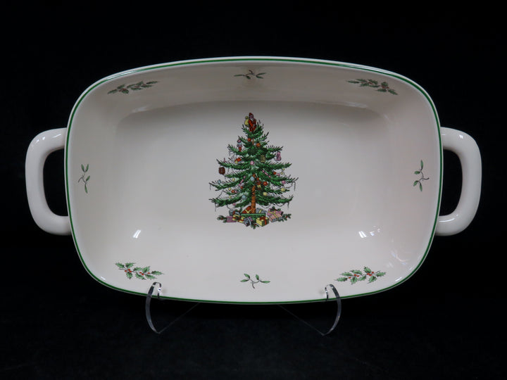 Spode Handled Christmas Serving Dish