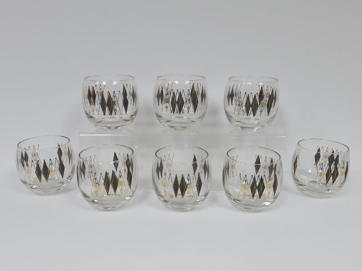 Atomic Harlequin Rocks Glasses