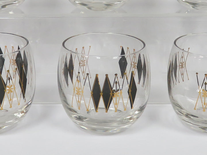 Atomic Harlequin Rocks Glasses