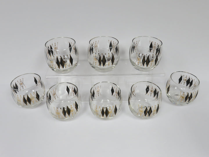 Atomic Harlequin Rocks Glasses