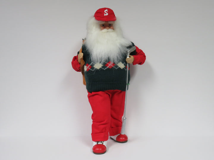 Golfing Santa