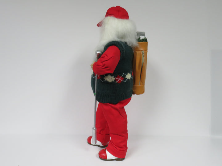 Golfing Santa