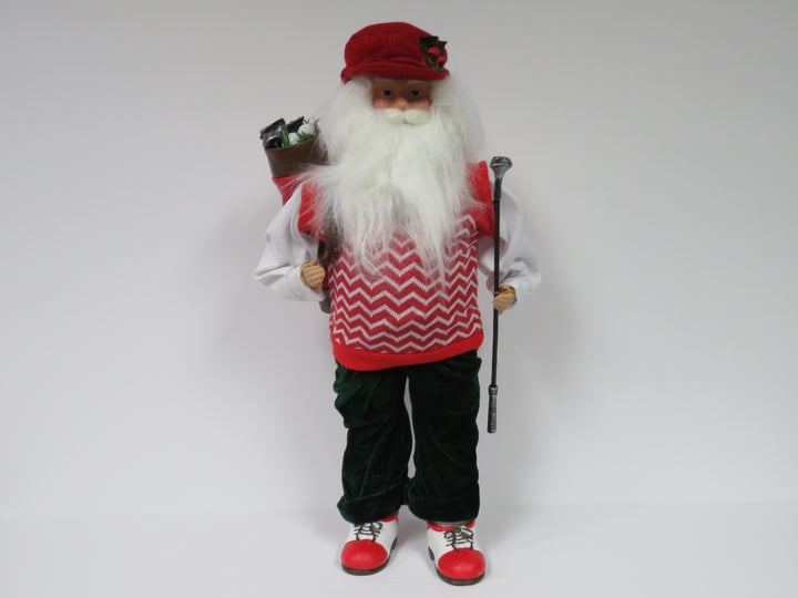 Golfing Santa Figrine