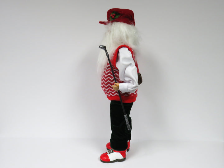 Golfing Santa Figrine