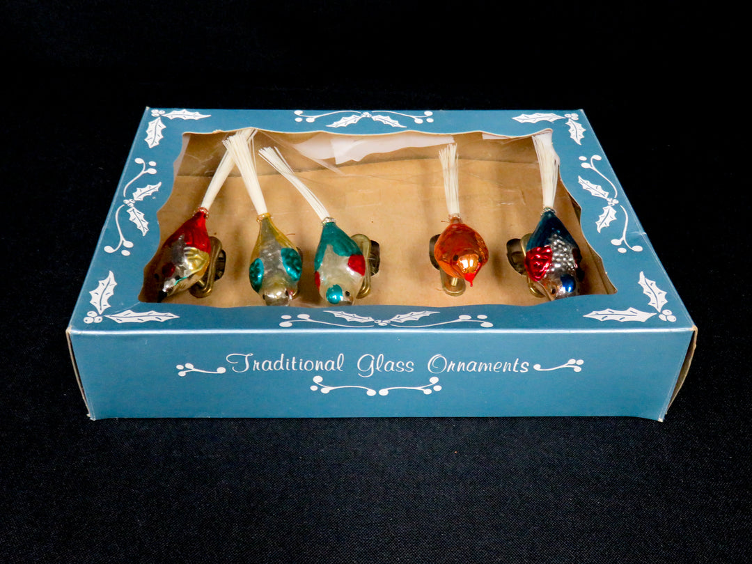 Christmas Bird Clips