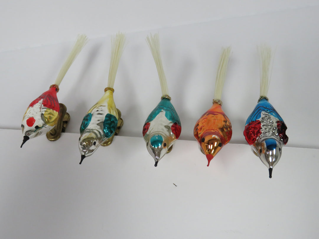 Christmas Bird Clips