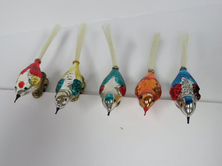 Christmas Bird Clips