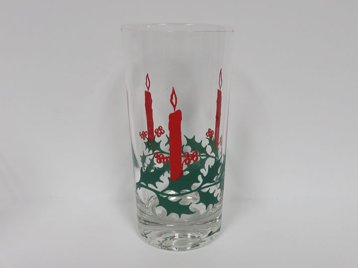 Vintage Red Candles Tumblers