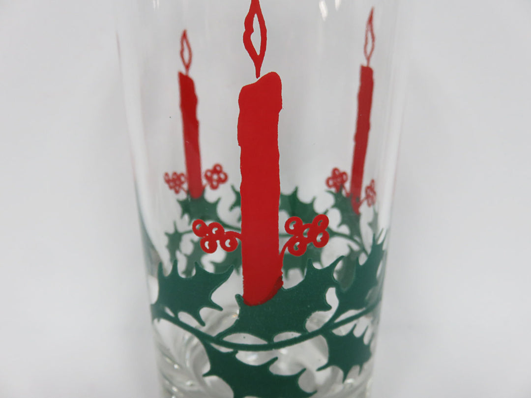 Vintage Red Candles Tumblers
