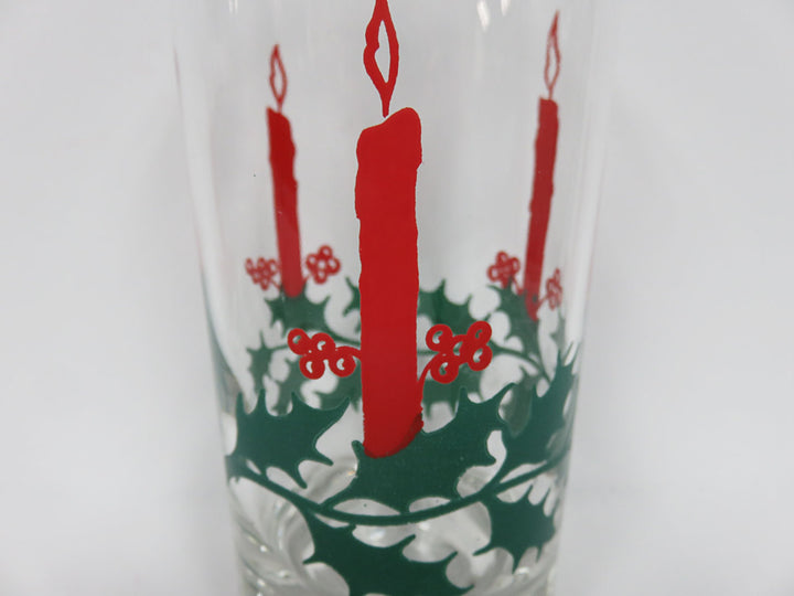 Vintage Red Candles Tumblers