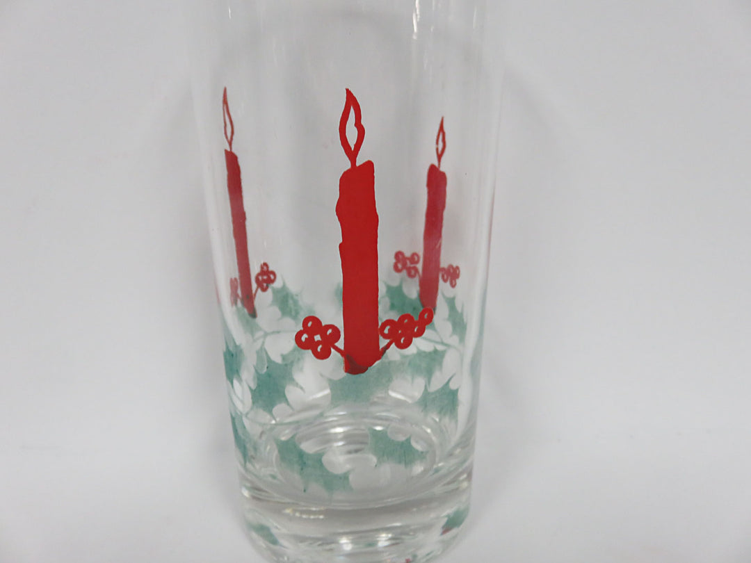 Vintage Red Candles Tumblers