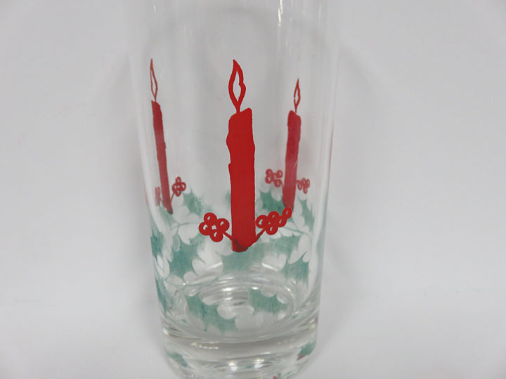 Vintage Red Candles Tumblers