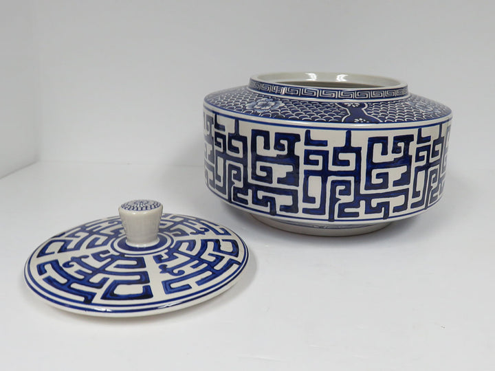 Porcelain August Lidded Jar