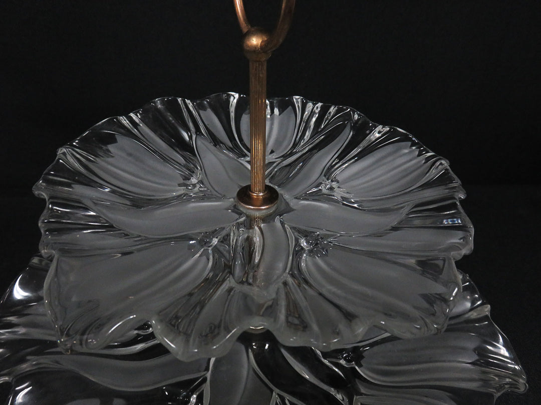 Two Tiered Glass Server