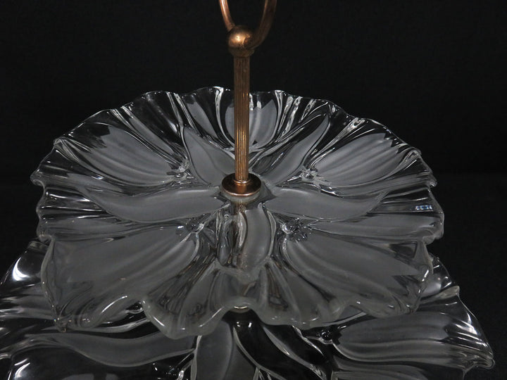 Two Tiered Glass Server