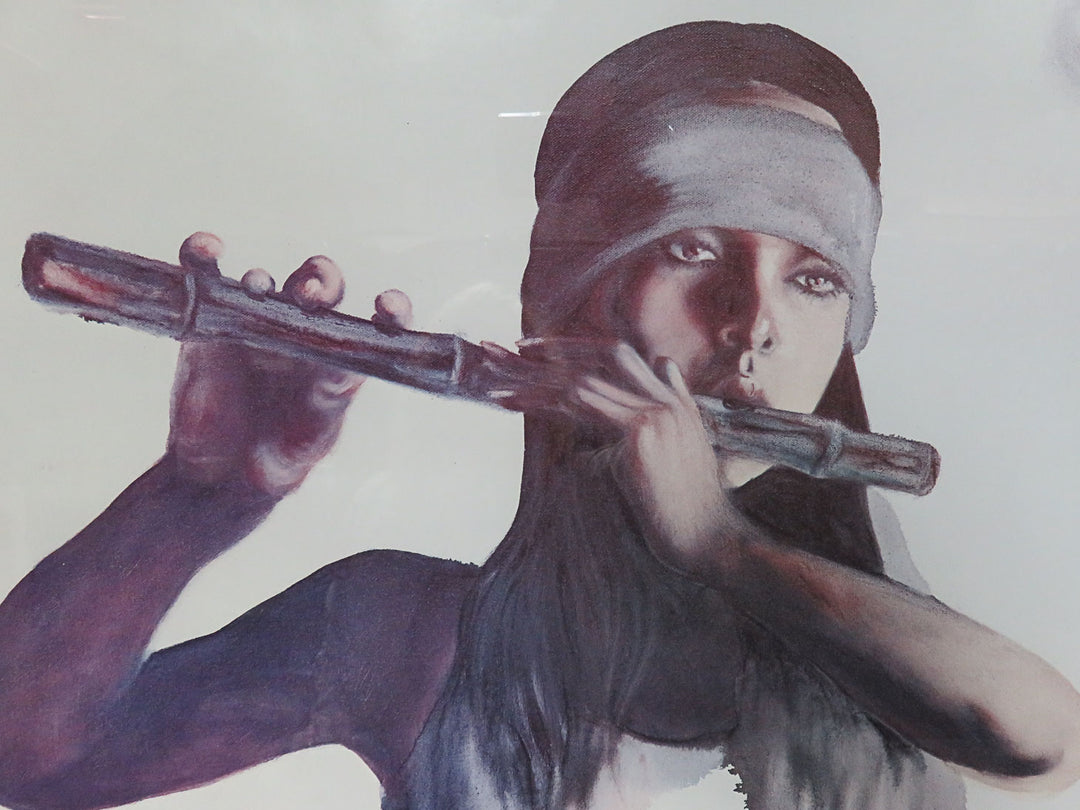 Native American Flute Player Print