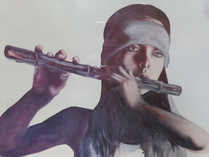 Native American Flute Player Print