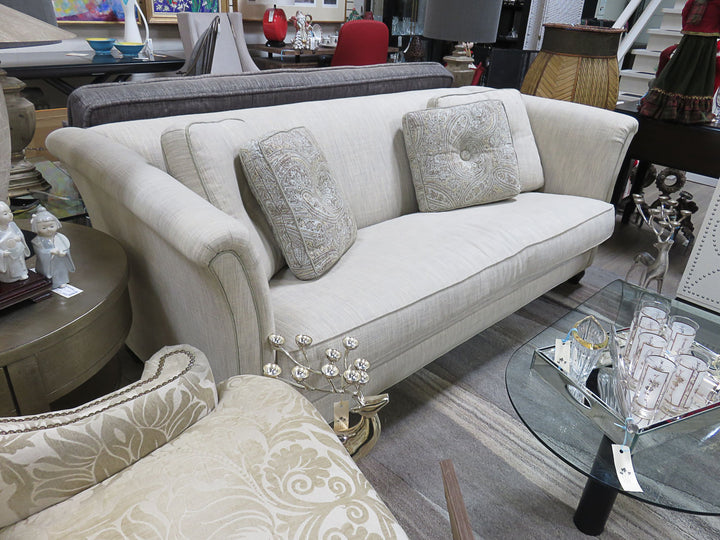 Dapha Neutral Tweed Sofa