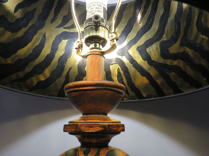 Animal Stripe Table  Lamp