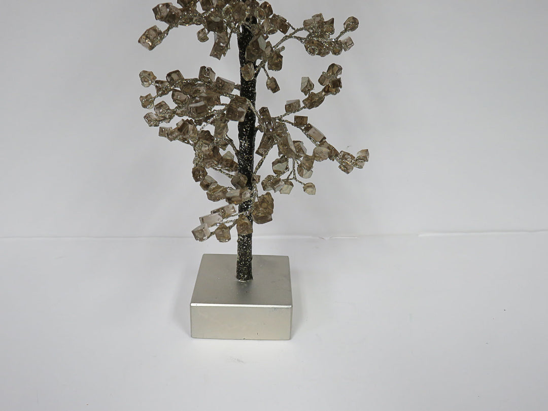 Hand Crafted Faceted Glass Tree