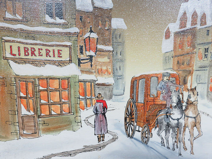 Maurice Bouchard Winter Scene