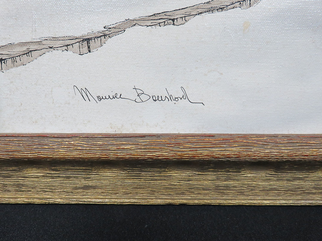 Maurice Bouchard Winter Scene