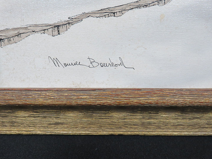 Maurice Bouchard Winter Scene