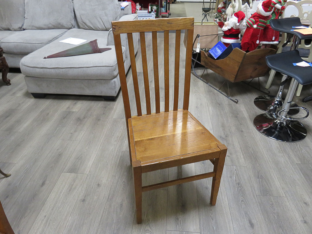 Six Vintage Wooden Side Chairs