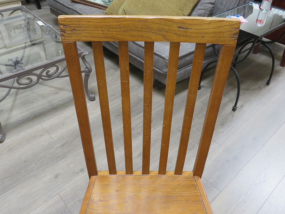 Six Vintage Wooden Side Chairs