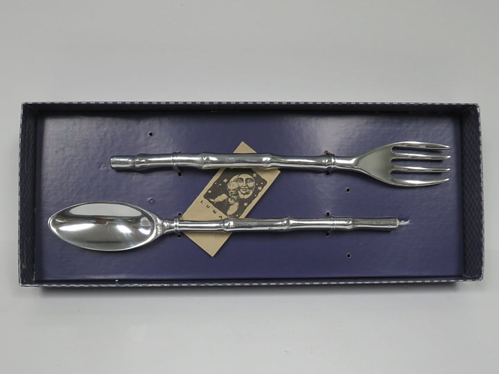 Bamboo Design Salad Servers