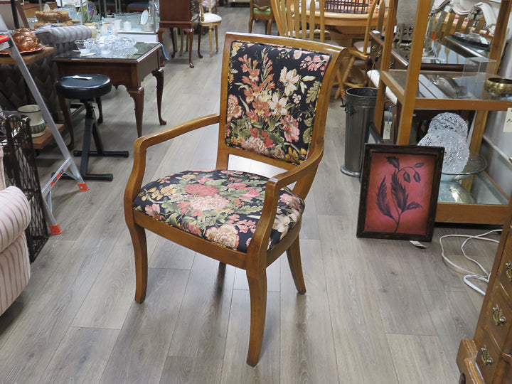Six Bernhardt  Floral Dining Chairs
