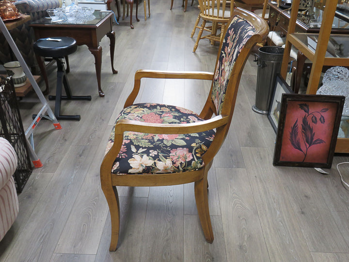 Six Bernhardt  Floral Dining Chairs
