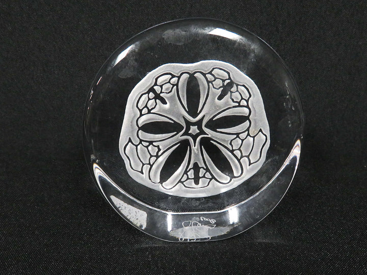 Clear Glass Paperweight