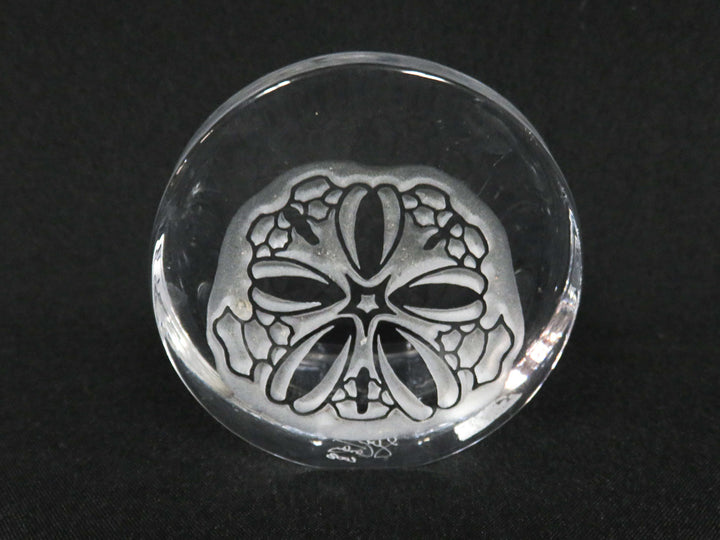 Clear Glass Paperweight
